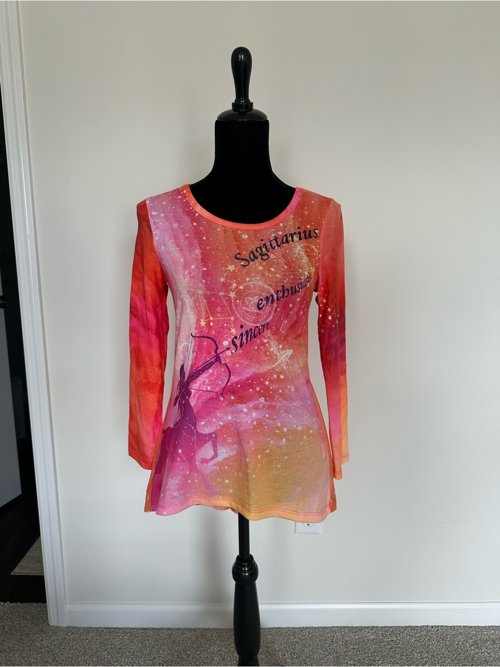 Women’s One World Sagittarius Zodiac 3/4 Sleeve Top